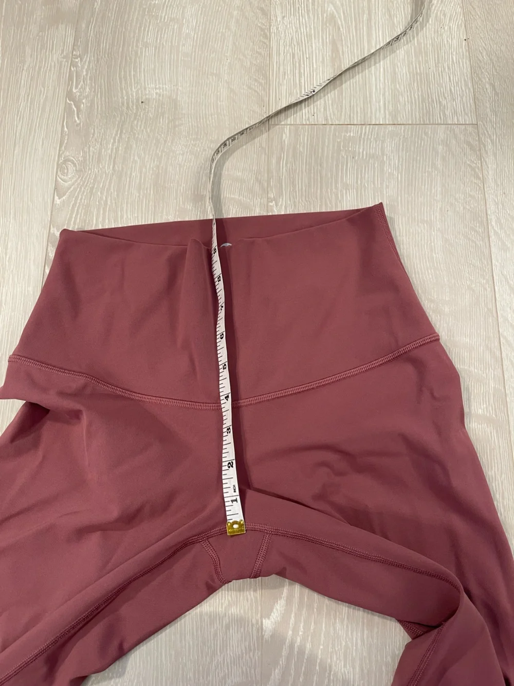 Lululemon Wunder Under Crop High-Rise *Roll Down Scallop Petal Pink size 6 fit - Picture 10 of 14